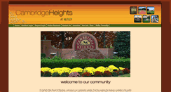 Desktop Screenshot of cambridgeheightsatnutley.com