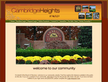 Tablet Screenshot of cambridgeheightsatnutley.com